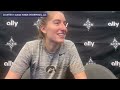 Kate Martin's WHOOPSIE while comparing Caitlin Clark to A'ja Wilson and Chelsea Gray