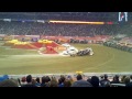 Monster Jam Detroit Ford Field Trailer Race