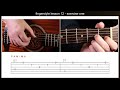 Guitar lesson 12, how to play House of the rising sun fingerstyle guitar (fingerpicking)