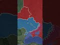 Ukraine War So Far (February 2022 - February 2023) *REANIMATED* #shorts #animation #map
