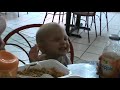 Cute Baby LOVES Chinese food!