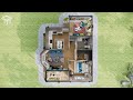 Beautifully Small House Design (7x8 Meters) (23x26 Ft)  1 Bedroom - Tiny Modern House Full Tour