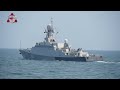massive fire!! The Russian Destroyer CIWS Firing at 10,000 Rounds Per Minute