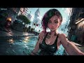 Cyberpunk 2077 | Diving in Night City | Synthwave Music
