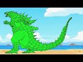 Evolution Of KING KONG RADIATION vs Team SPIDER GODZILLA EARTH : Who Will Win?| Godzilla Cartoon