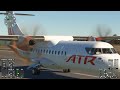 POV ATR 42-600 landing at Lydd Airport in Microsoft Flight Simulator