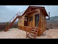 Building a Livable Wooden House - Off Grid Cabin