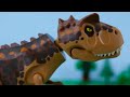 LEGO T-Rex Attack | LEGO Jurassic World T-Rex Portal Chase | Billy Bricks