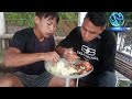 Naga mukbang/me and my  friend eating pork with rice 🍚🍚