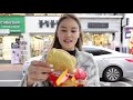uijeongbu market korean street food 🇰🇷 spicy noodles, okonomiyaki, rice cakes, glutinous rice donuts