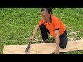 Go cut down a bamboo tree to make a small bed for your son