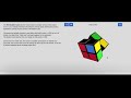 Solving An Online 2 By 2 Rubiks Cube For The First Time Ever!