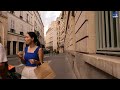 Walking in Paris – Panthéon – Sunset in Paris [4K] – Empty Paris during the Olympics