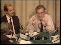 Noam Chomsky interviewed by Canadian journalists at round table, 1988