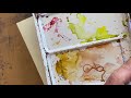 Painting rocks in watercolour 2 ways part 1