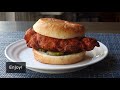Popeye's & Chick-fil-A Hybrid Fried Chicken Sandwich - Food Wishes