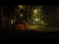 Rain sounds for sleeping. Rain in a car with lightning and thunder storm - Sleep Music