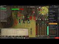 OSRS - Beneath Cursed Sands Boss Fights on a relatively Low Level Ironman - Raw Clip - No Commentary