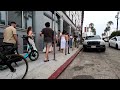 Crowded Venice Boardwalk Tour after the Dogtown Car Super Show