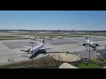 March 2018 - Atlanta Airport Operations from Marriott Renaissance Concourse Hotel - looking West