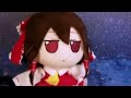 Reimu Hakurei bouncing to Bad Apple