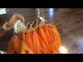 🍁🍂 PUMPKIN WREATH TUTORIAL 🌾🍁 | DOLLAR TREE 🎃