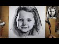 Techniques Using Charcoal Pencils to Draw Beautiful Portraits #2