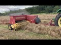 John Deere 3050 new Holland 570 baler bailing hay Danbury Essex