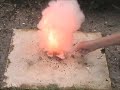 Parker the Pyro | Homemade Black Powder Test (75:15:10) KNO3:Charcoal:Sulphur