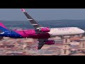 Wizz Air Low Flyover Budapest, 2018 (long version)