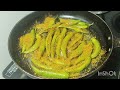 Dry Masala Green Chilli Recipe/ Perfect For Roti & Paratha/ Delicious Recipe