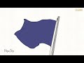 Waving flag animation using Flipaclip