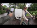 Marijn en Ole bouwden een fiets-caravan