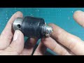 making a mini drill head on a 775 12 volt DC motor