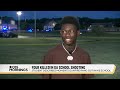 Student at Georgia high school reacts after math teacher killed in shooting