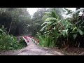 Heavy Rain and Terrifying Thunder, Ugly road in the village | Relax | insomnia disappearance