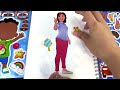 [🐾paper diy🐾] Decorate with Sticker Book Cocomelon, Pinkfong | ASMR DIY Paper #cocomelon