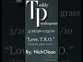 “Love T.K.O. (Acoustic Guitar version) by, NichOlson