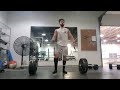 Easy beltless warmup 315lb x 9