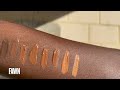 LA Girl Pro Concealer Swatches 10 Darkest Shades I Natural Light - Truffle, Chestnut, Toffee, Fawn..