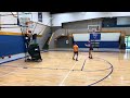 Catch jab shoot with defensive pressure