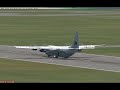 My full manual landing of c130 on fsx