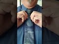 How to tie a necktie.