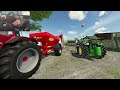 John Deere 3X50 in action Logitech g29 & Control panel gameplay | Farming Simulator 22