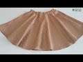 🔥 Full Circle Umbrella Skirt Cutting And Sewing 💥