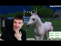Never let your sims drink nectar or they'll lose control (The Sims 4 Horse Ranch)