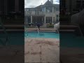 Cleaning A Swimming Pool