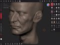 Nomad sculpt - quick sculpt of head (Timelapse)