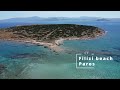 Paros island, Filizi island and beach.