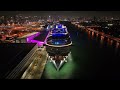 ICON of the SEAS at PORTMIAMI shot using DJI Mavic 3 PRO.